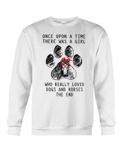 Once upon a time dogs and horses Crewneck Sweatshirt tile