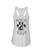 Once upon a time dogs and horses Ladies Flowy Tank tile