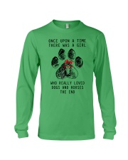 Once upon a time dogs and horses Long Sleeve Tee tile