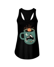 Coffee Hiking Ladies Flowy Tank tile