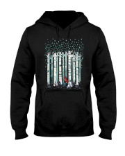 Beautiful Fox Forest Hooded Sweatshirt tile