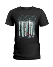 Beautiful Fox Forest Ladies T-Shirt tile