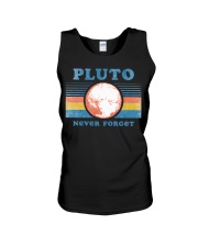 Pluto Never Forget Unisex Tank tile