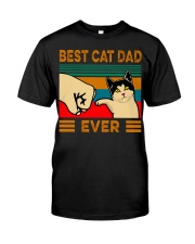 Best Cat Dad Ever Classic T-Shirt front