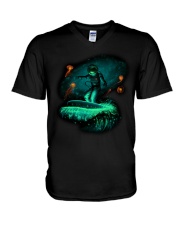 The Space Surfer V-Neck T-Shirt tile