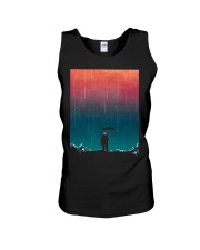 Astronaut Rain Unisex Tank tile