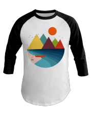 Silent Beach Baseball Tee tile