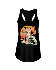 Sushi Big Cat Ladies Flowy Tank tile