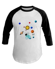 Space Travel Baseball Tee tile