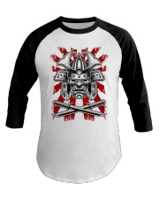 Samurai Mask Baseball Tee tile