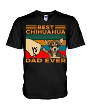 Best Chihuahua Dad V-Neck T-Shirt tile