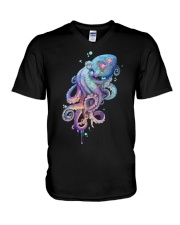 The Octopus Colors V-Neck T-Shirt tile