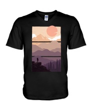 The Big Mountains V-Neck T-Shirt tile