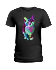 Cat Colors Ladies T-Shirt tile