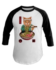 Ramen Cat Baseball Tee tile