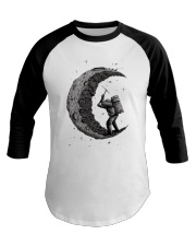 Astronaut Moon Baseball Tee tile
