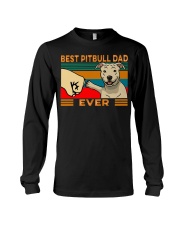 Best Pitbull Dad Long Sleeve Tee tile