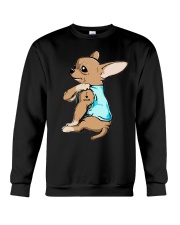Chihuahua I Love Mom Crewneck Sweatshirt tile