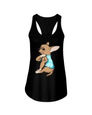 Chihuahua I Love Mom Ladies Flowy Tank tile