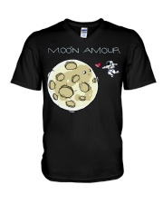 Moon Amour V-Neck T-Shirt tile