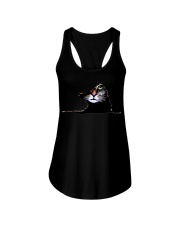 Cat Inside Ladies Flowy Tank tile