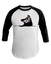 Cat Inside Baseball Tee tile