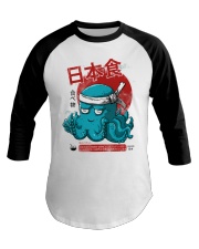 Japanese Octopus Baseball Tee tile