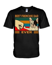 Best Frenchie Dad V-Neck T-Shirt tile
