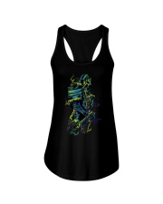 Samurai Blue Ladies Flowy Tank tile