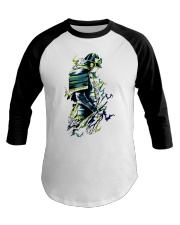 Samurai Blue Baseball Tee tile
