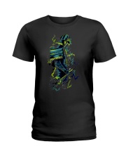 Samurai Blue Ladies T-Shirt tile