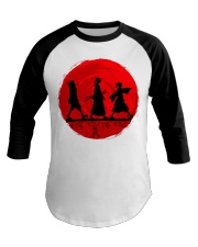 Samurai Sunset Baseball Tee tile