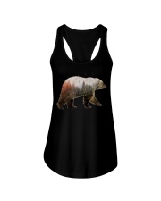 Bear Nature Ladies Flowy Tank tile