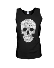 Cats Skull Unisex Tank tile