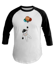 Astronaut Balloons Baseball Tee tile