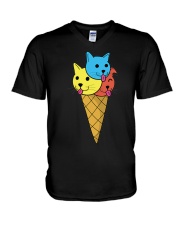 The Ice Cat V-Neck T-Shirt tile