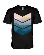 The Mountains V-Neck T-Shirt tile