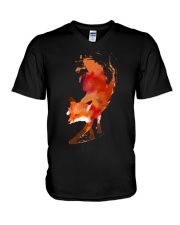 The Fox Abstract V-Neck T-Shirt tile