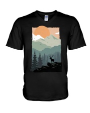 Skylines V-Neck T-Shirt tile