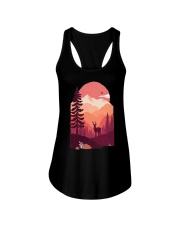 Deer In The Forest Ladies Flowy Tank tile