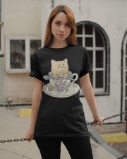 Cat Tea Classic T-Shirt apparel-classic-tshirt-lifestyle-19