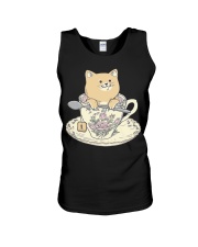 Cat Tea Unisex Tank tile