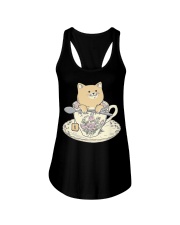 Cat Tea Ladies Flowy Tank tile