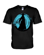 The Samurai Blue V-Neck T-Shirt tile