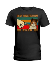 Best Sheltie Mom Ladies T-Shirt tile