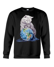 Cat Earth Crewneck Sweatshirt tile