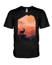 Golden Sun V-Neck T-Shirt tile