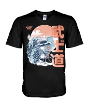 Sushi Samurai V-Neck T-Shirt tile