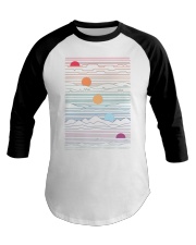 Nature Abstract Baseball Tee tile