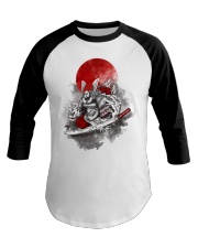 Samurai Red Spirit Baseball Tee tile